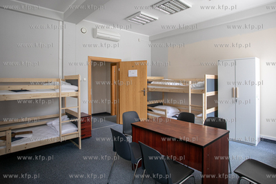 Przekazanie łóżek na wyposażenie zbiorowego punktu...