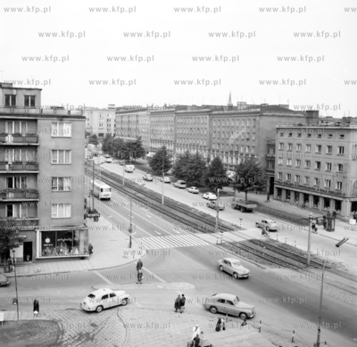 Skrzyzowanie ulic Grunwaldzkiej z Do Studzienki w Gdansku...