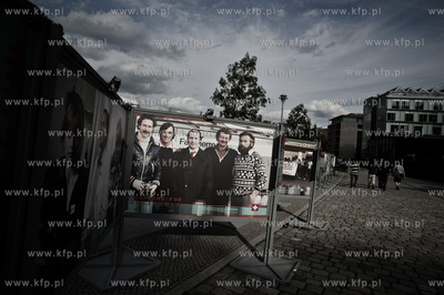 Wystawa pt. Solidarnosc Narodow, nieopodal Reichstagu,...