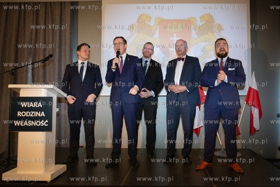 Gdańsk. Konwencja wyborcza Grzegorza Brauna, 
kandydata...