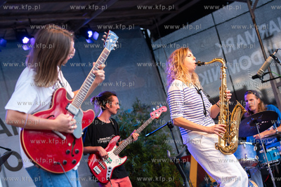 Gdańsk, Ołowianka. Jazz na Wyspie 2023. Nz. Koncert...
