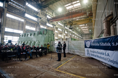 Stocznia Gdanska. Nabrzeze Francuskie. Uroczyste zakonczenie...