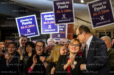 Gdansk. Oliwa. Restauracja Classic. Druga tura wyborow...