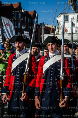 Gdansk. Rybackie Pobrzeze. Baltic Sail. Inscenizacja...