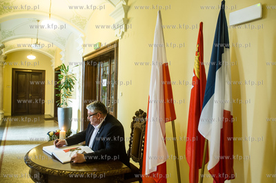 Gdańsk. Nowy Ratusz. Siedziba Rady Miasta. Wyłożona...