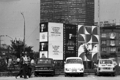 Parking przed Domem Technika na ul. Rajskiej w Gdansku....