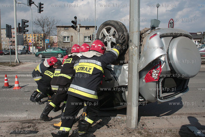 Wejherowo. Groznie wygladajacy wypadek drogowy na drodze...