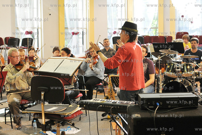 Sopot. Sala Kameralna w Operze Lesnej. Proby przed...