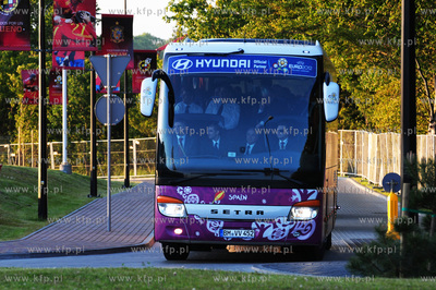 Gniewino. Przyjazd i przywitanie pilkarzy reprezentacji...