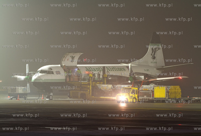 Z gdanskiego lotniska z cargo dla DHL lata jeden z...