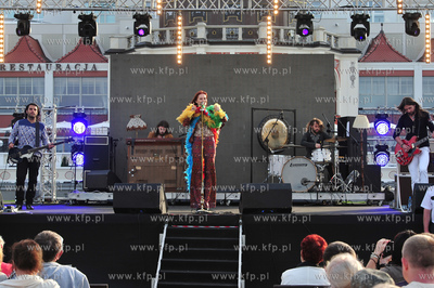 Sopot. Plac Kuracyjny przy sopockim molo. Koncert Ani...