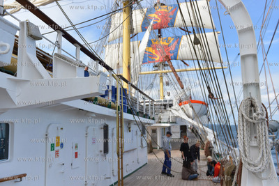 Dzien na Darze Mlodziezy ze studentami Akademii Morskiej...