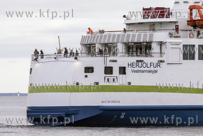 Próby morskie promu pasażersko-samochodowego Herjólfur...