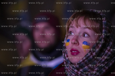 Gdańsk. Plac Solidarności. Europejski wiec solidarności...