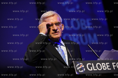 Gdansk, GLOBE FORUM 2009. Nz Jerzy Buzek - przewodniczacy...