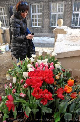 Gdansk, Dlugi Targ. Otwarcie wystawy Ogrod Kulturalny...