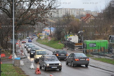 Gdansk Siedlce ul. Lostowicka pomiedzy dzielnicami...
