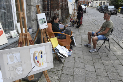Gdańsk.Swięto Biskupiej Górki. Plener malarski "Gdański...