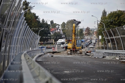 Gdansk. Budowa Trasy Slowackiego. 26.09.2012 fot. Krzysztof...