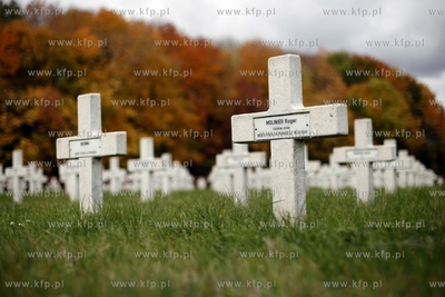 Cmentarz zolnierzy francuskich w Gdansku. 23.10.2012...