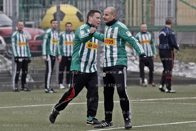 Gdansk. Boisko przy ul. Traugutta.  Noworoczny mecz...