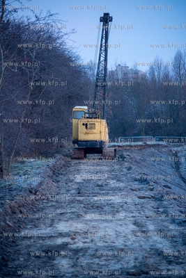 Rewitalizacja Opływu Motławy. 03.02.2023 fot. Paweł...