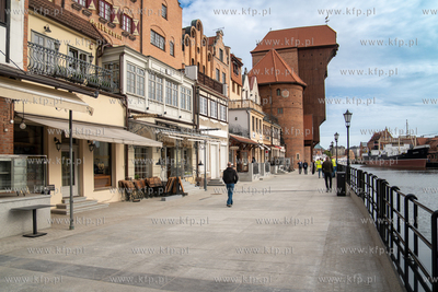Zakończenie przebudowy Długiego Pobrzeża w Gdańsku....