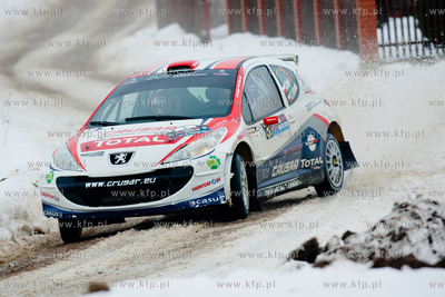 Strzepcz. Odcinek specjalny 8 Rajdu Lotos Baltic Cup....