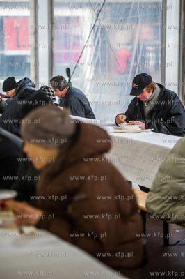 Gdansk. Targ Weglowy. XXIII Wigilia dla ubogich, samotnych...