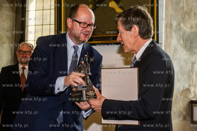 Gdansk. Wielka Sala Wety Ratusza Glownego Miasta. Uroczystosc...