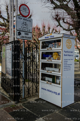 Sopot. Skwer Kuracyjny. Obchody swiatowego Dnia Rotary...