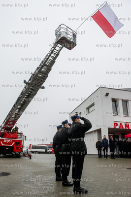 Gdańsk. Oddanie do użytku Strażnicy Jednostki Ratowniczo...