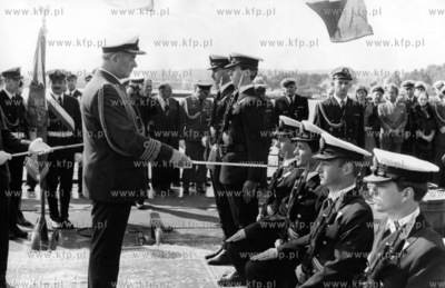 Dowodca Marynarki Wojennej admiral Ludwik Janczyszyn...