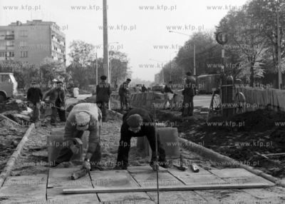 Przebudowa ulicy Karuskiej w Gdansku. 15.10.19700002652z_pazdziernik1970Fot....