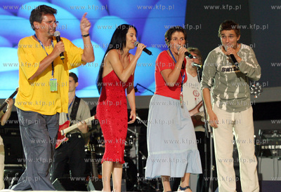 Festiwal Piosenki w Sopocie. Justyna Steczkowska wraz...