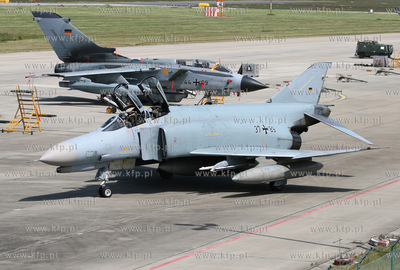 Laage, Niemcy. Z wizyta w bazie Luftwaffe  JG 73. Nz....