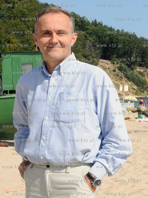 Prezydent Gdyni Wojciech Szczurek na plazy w Orlowie
27.08.2009
Fot....
