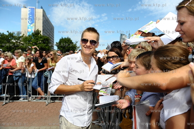 Gdynia. Plac Grunwaldzki. IV zlot fanow "M jak Milosc"....