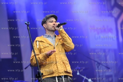 Stocznia Gdanska. Koncert Meskie Granie. Nz. Fish Emade...