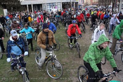 Masa Krytyczna w Gdyni. Glownym zadaniem akcji bylo...