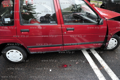 Sopot, ul. Malczewskiego. Wypadek drogowy. Kierowca...