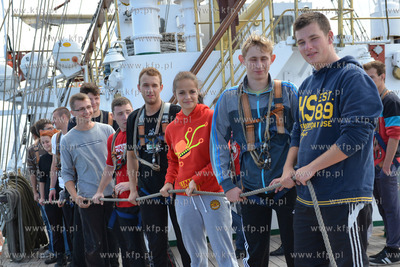 Dzien na Darze Mlodziezy ze studentami Akademii Morskiej...