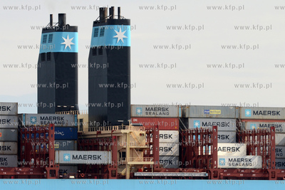 Najwiekszy kontenerowiec swiata Maersk Mc-Kinney Moller...