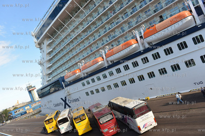 Wycieczkowiec Celebrity Eclipse w Gdyni. 18.06.2014...
