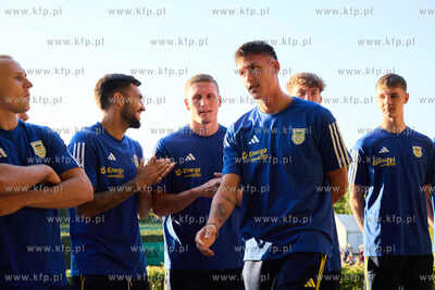 Prezentacja piłkarzy Arki Gdynia na Górce przy ul...