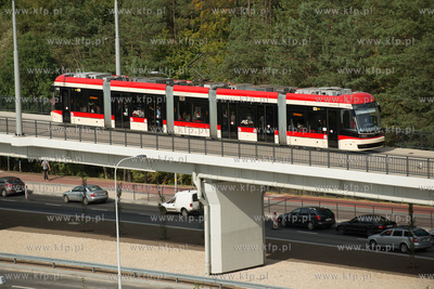 Dzisiaj na gdanska Morene pojechal pierwszy tramwaj....