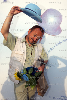 VI FESTIWAL DOBREGO HUMORU w Gdansku. Na zdjeciu Marek...