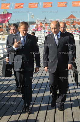 Wizyta Premiera Rosji, Wladimira Putina w Gdansku z...