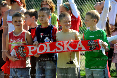 Gdansk. Przymorze. Otwarcie boiska wybudowanego w ramach...