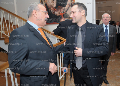 Urodziny Lecha Walesy w Palacu Opatow w Gdansku Oliwie....